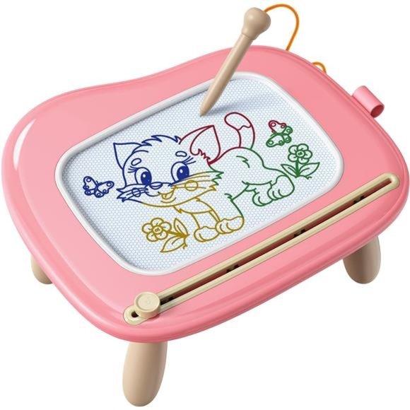 Toys Gifts for 1 2 3 Years Old Girl, Sturdy Magnetic Drawing Board Sketch Doodle - Picture 1 of 6